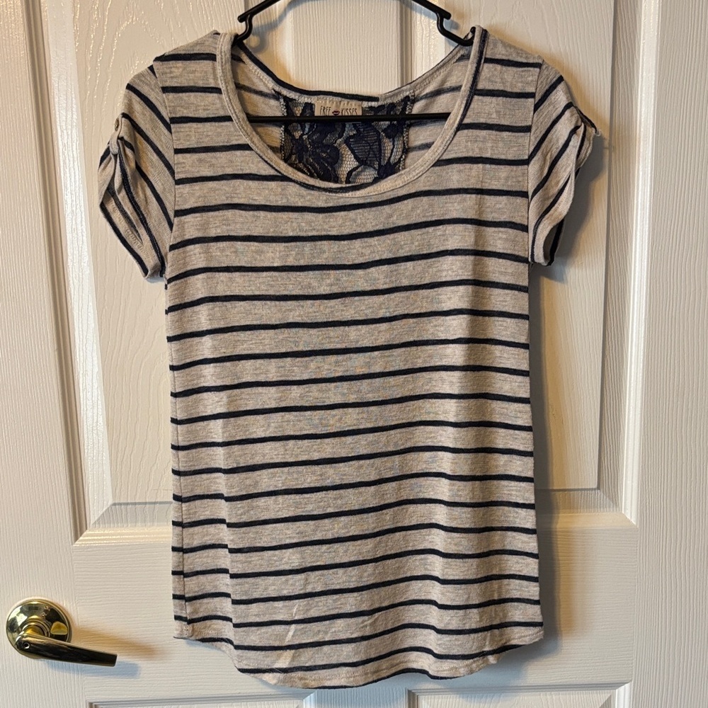 Lace-Back Tee